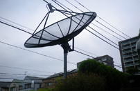 東京都内の住宅でオーストラリアのTVの受信工事